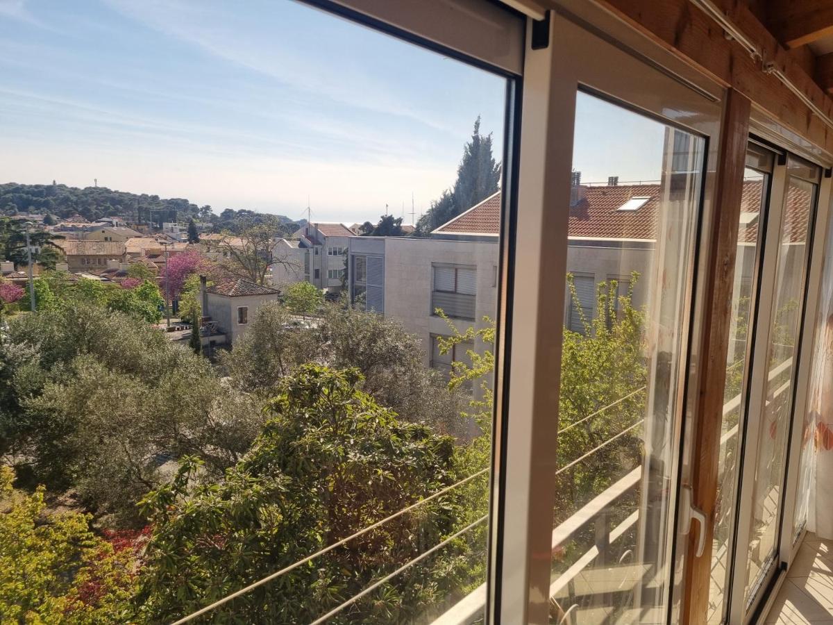 Greenview Apartment With Parking 罗维尼 外观 照片